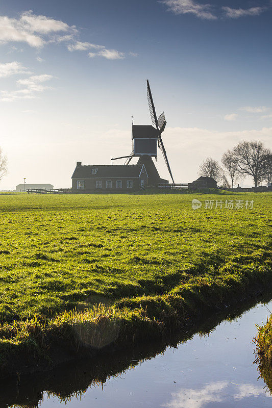 Grote Molen(大磨坊)位于荷兰Hazerswoude附近